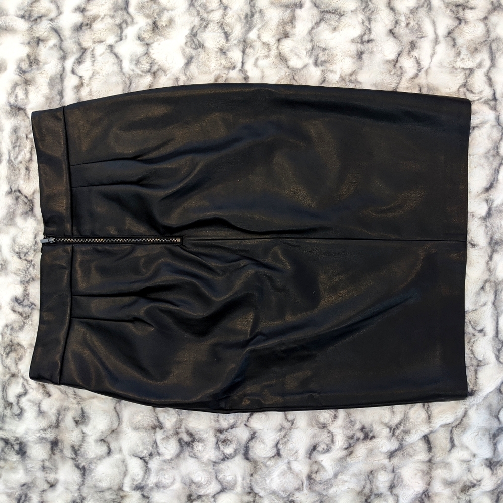 Leather skirt
